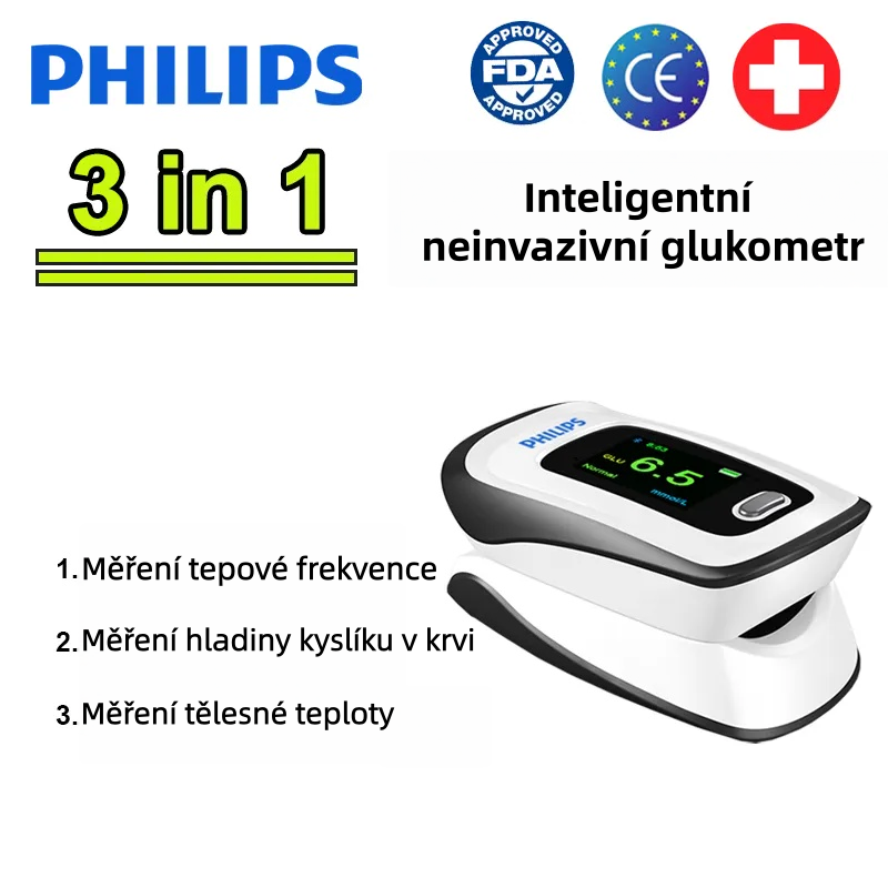 ✨【Philips – Nový neinvazivní inteligentní detektor 12 v 1】💖 Snadno chraňte své zdraví a užívejte si každý den s větším klidem!