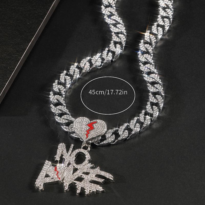🎁 50% sleva na všechny produkty !💎Pánský přívěsek Love No Love s drahokamu popraskaný🤘