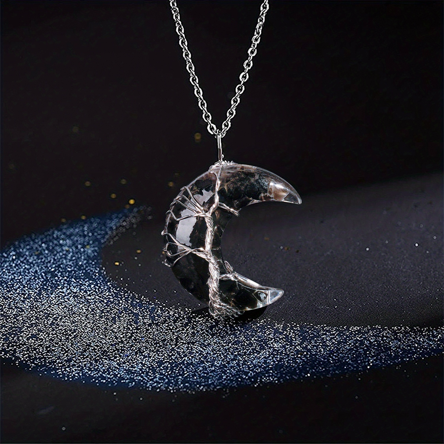 🎁 50% sleva na všechny produkty !🔮💖Náhrdelník křišťálový léčebný čakra