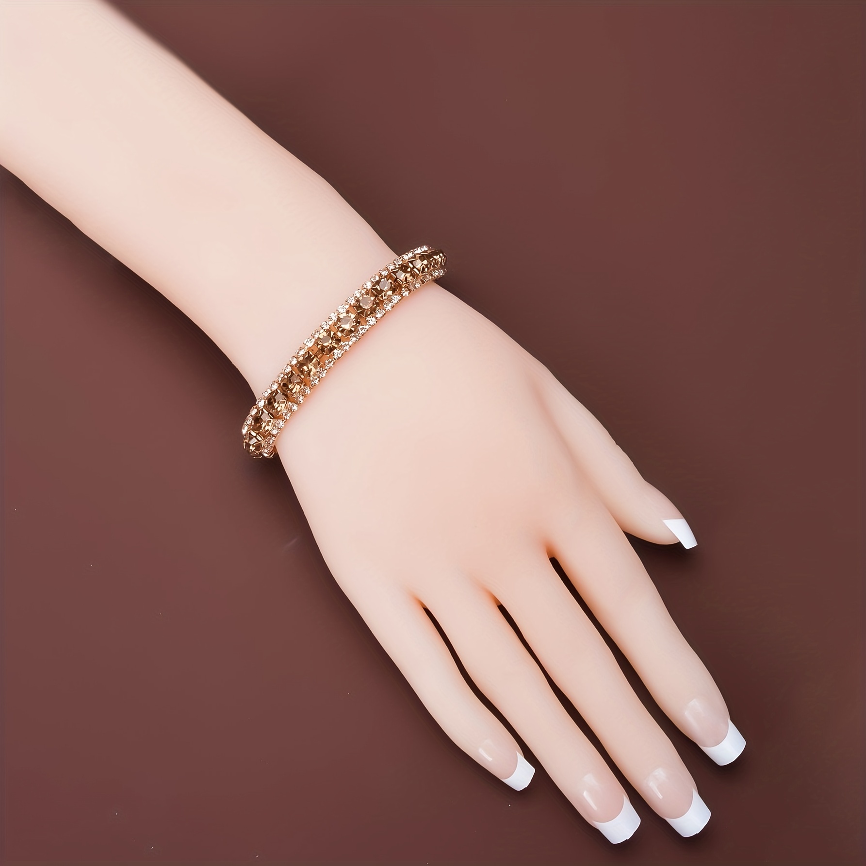 🎁 50% sleva na všechny produkty !💖Klasický všestranný náramek z drahých kamenů, luxusní a personalizovaný design💎