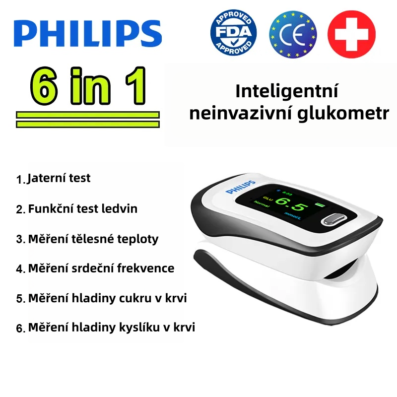 ✨【Philips – Nový neinvazivní inteligentní detektor 12 v 1】💖 Snadno chraňte své zdraví a užívejte si každý den s větším klidem!