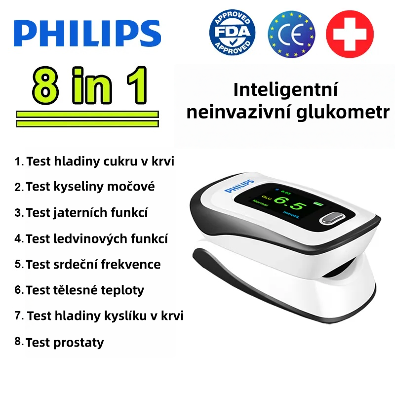 ✨【Philips – Nový neinvazivní inteligentní detektor 12 v 1】💖 Snadno chraňte své zdraví a užívejte si každý den s větším klidem!