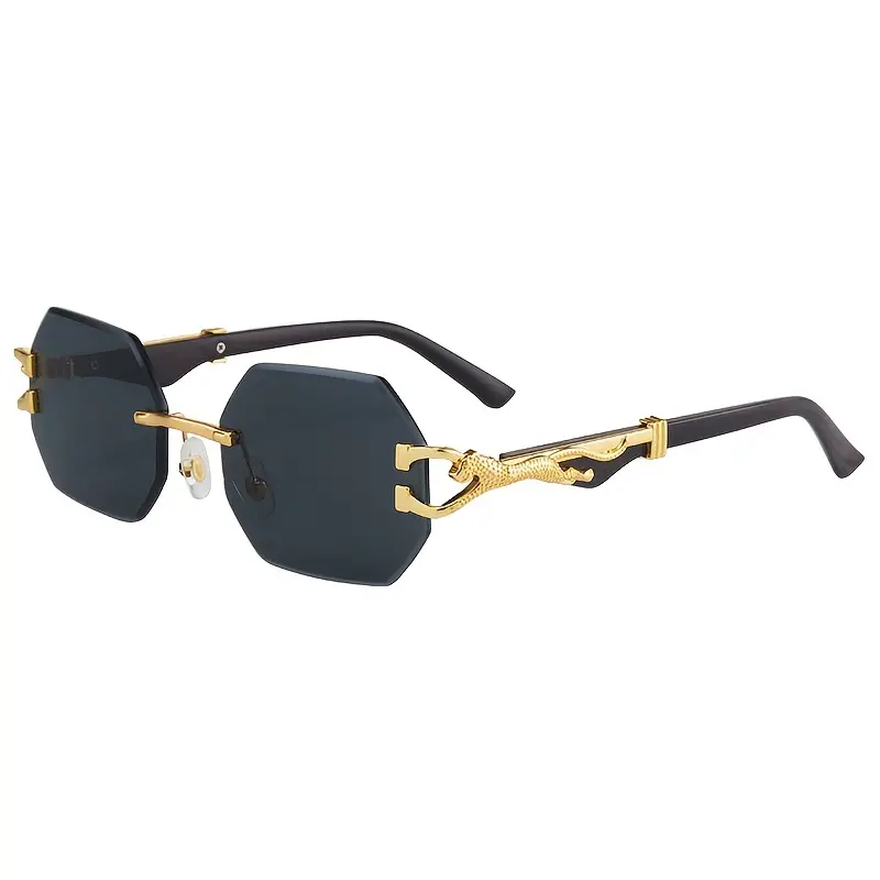 🎁 Žhavé produkty roku 2024 50% sleva na všechny produkty🌟Polygonové brýle bez obrouček z 18K zlata s leopardím vzorem🐆