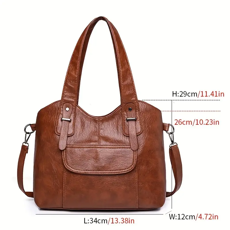 🎁 48% sleva na všechny produkty !👜 Retro jednobarevná kabelka ✨