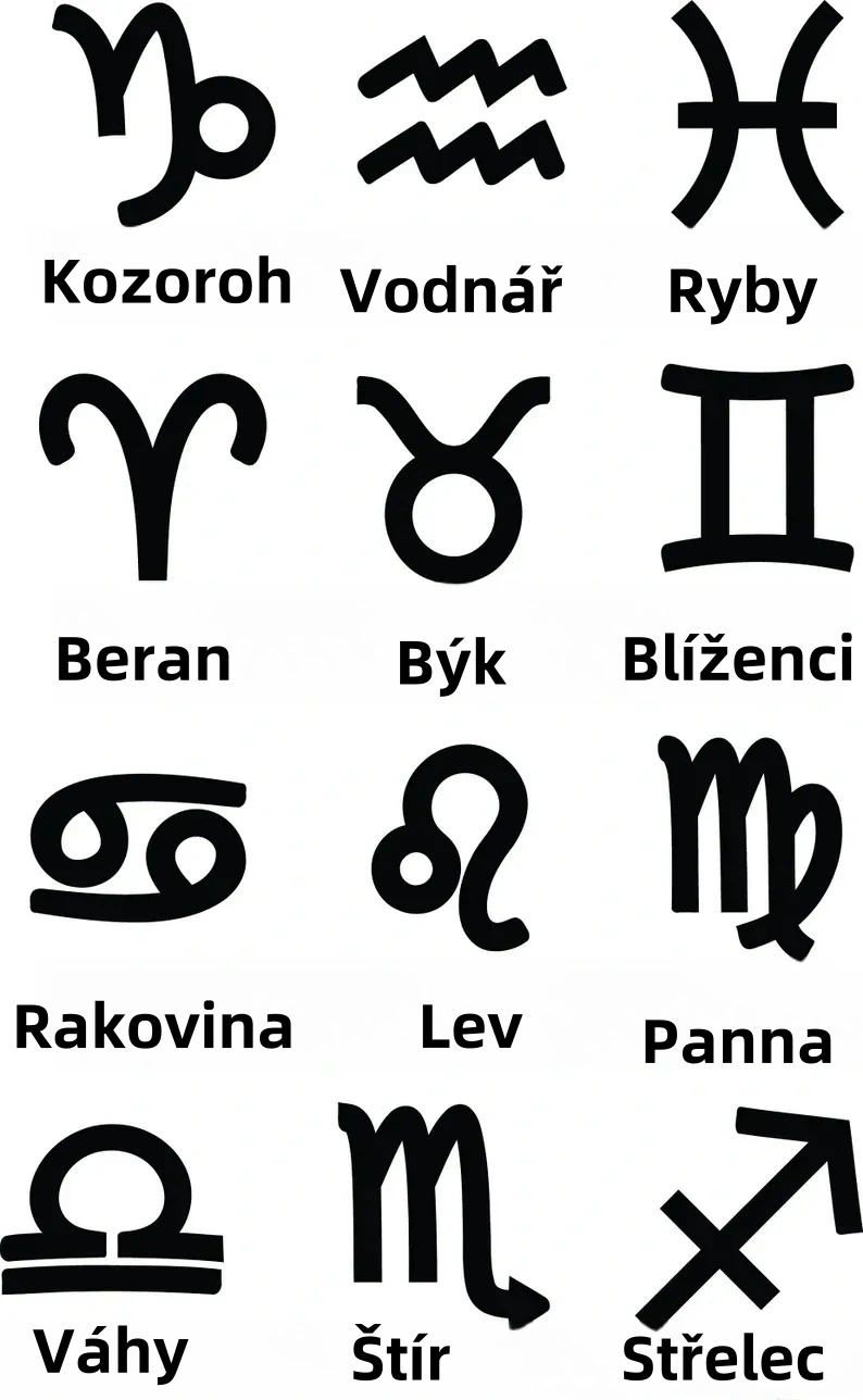 🌟🌈 Exkluzivní 18k zlatý náhrdelník zvěrokruhu s jedinečným kamenem✨🎁 (unisex)