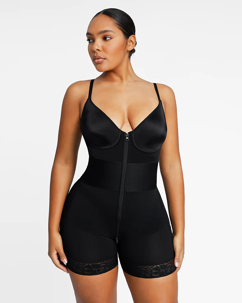 🎁 50% de desconto em todos os produtos!👗Body versátil com modelagem de cinto para todas as estações✨