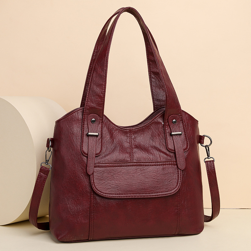 🎁 48% sleva na všechny produkty !👜 Retro jednobarevná kabelka ✨