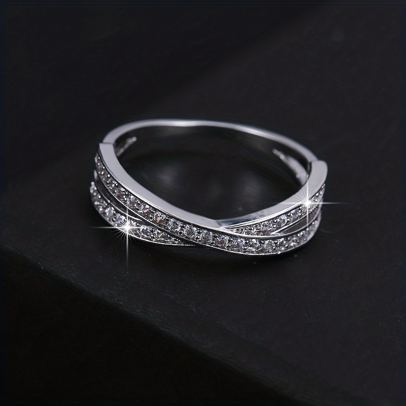 🎁 50% sleva na všechny produkty !💍Jednoduchý módní křížový prsten pro ženy💖