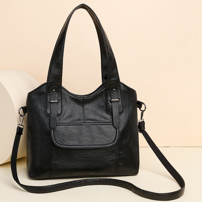 🎁 48% sleva na všechny produkty !👜 Retro jednobarevná kabelka ✨