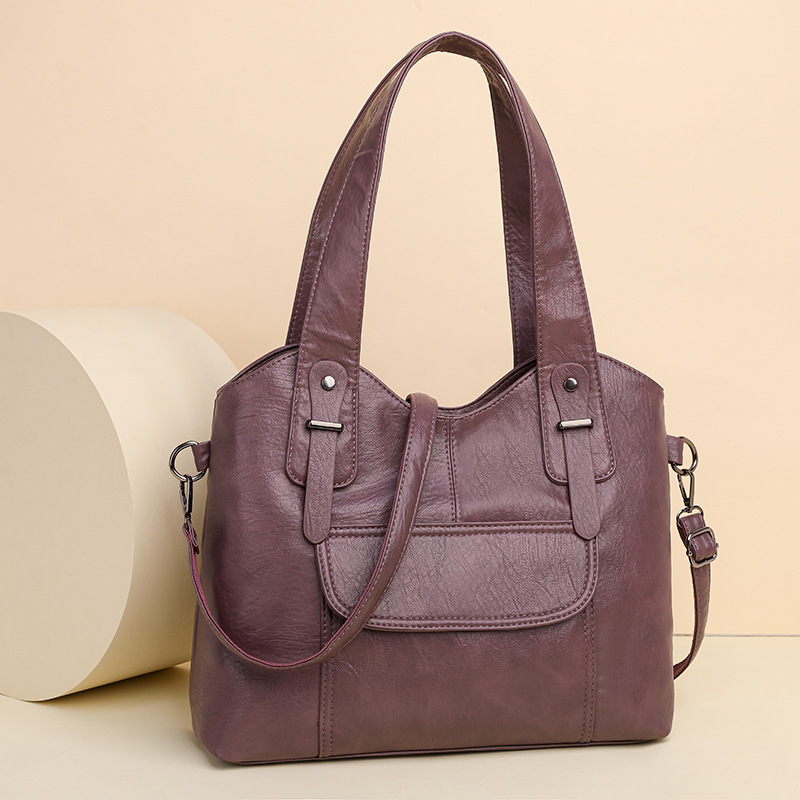 🎁 48% sleva na všechny produkty !👜 Retro jednobarevná kabelka ✨