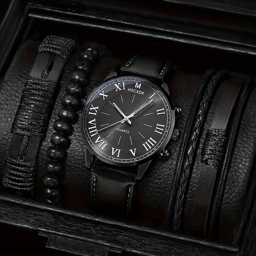 🎁 50% sleva na všechny produkty !⌚️Sada pánských hodinek Quartz💼