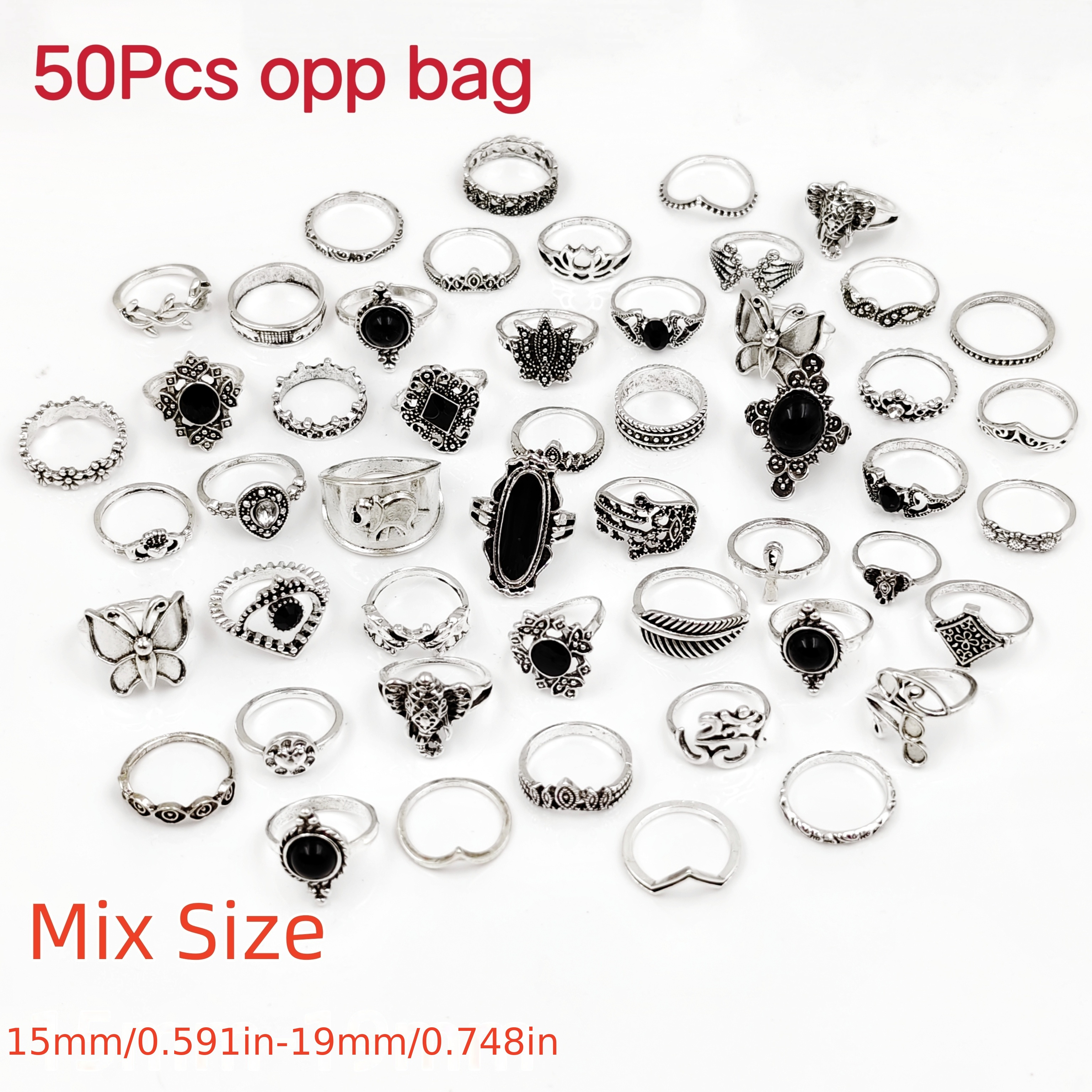 🎁 50% sleva na všechny produkty !🌈Vintage Boho Blue Stone Tyrkysový prsten✨