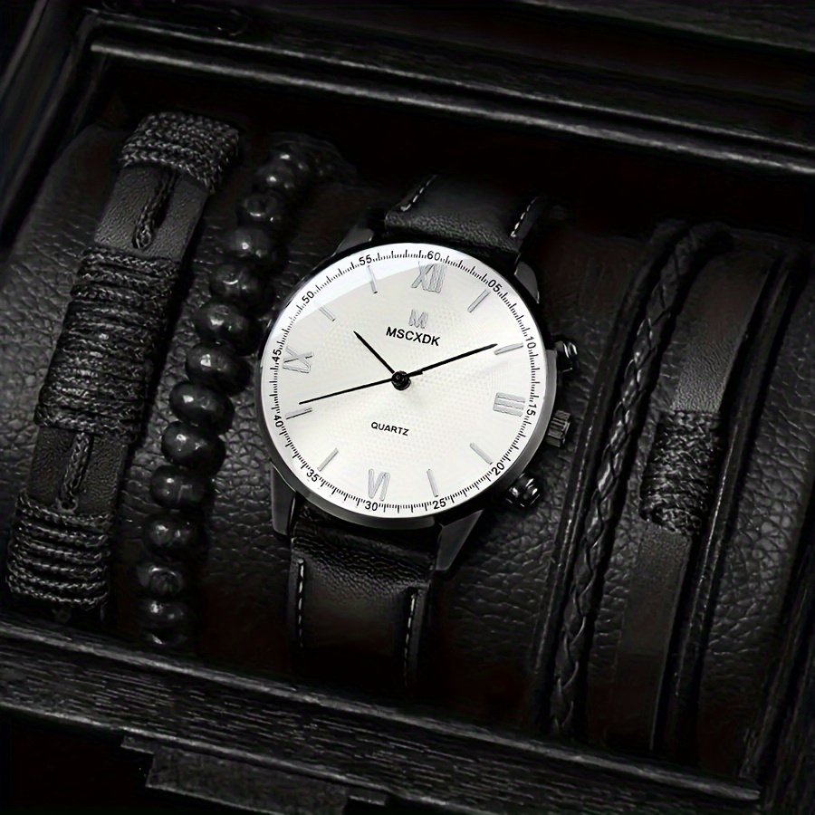 🎁 50% sleva na všechny produkty !⌚️Sada pánských hodinek Quartz💼