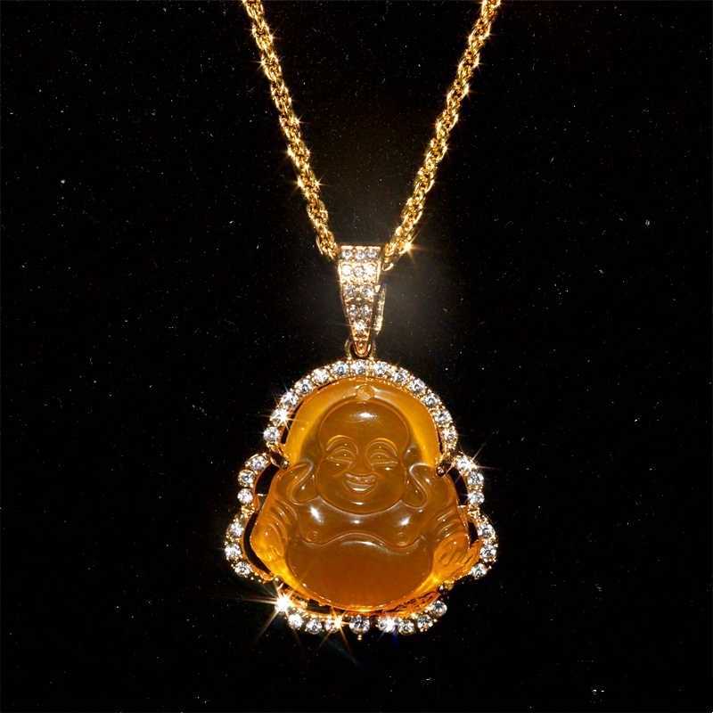 🎁 50% sleva na všechny produkty !🌟Módní luxusní šperky Buddha náhrdelník s přívěskem✨