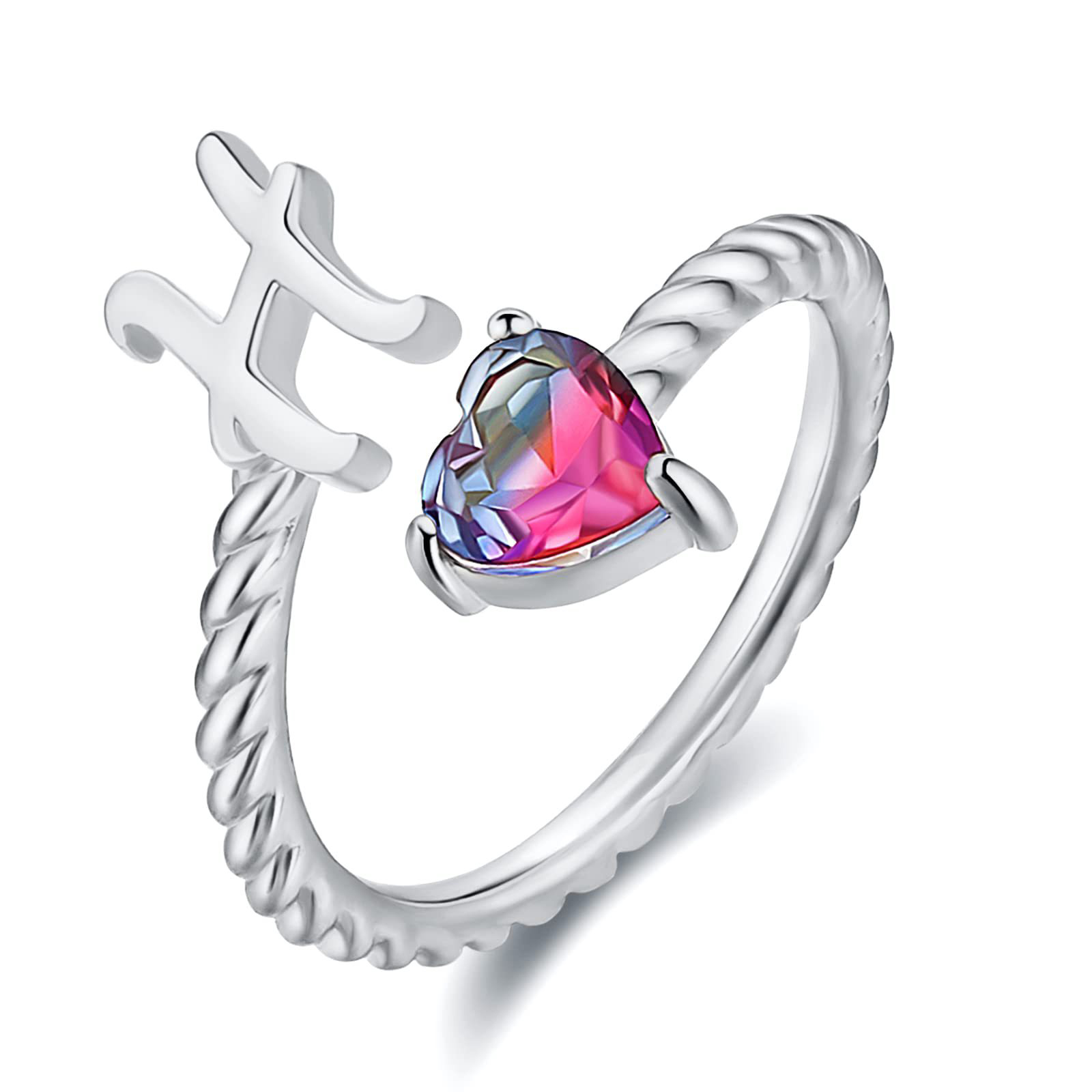 🎁 50% sleva na všechny produkty ! 💍Počáteční prsten od A do T Prsten s pozlaceným 18karátovým zlatem✨