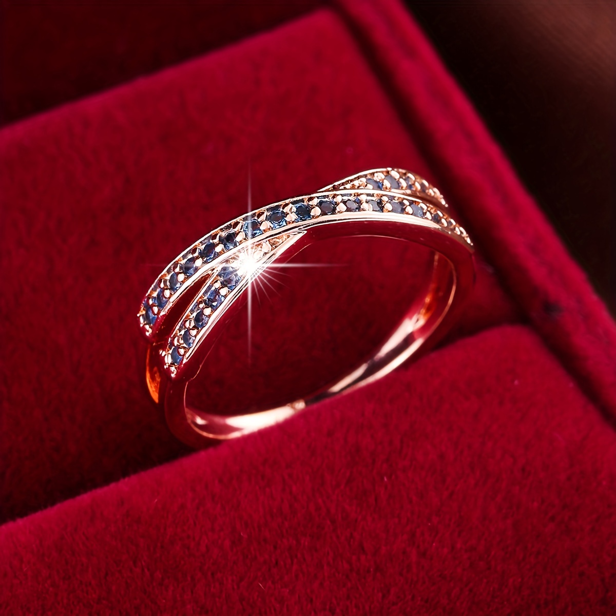 🎁 50% sleva na všechny produkty !💍Jednoduchý módní křížový prsten pro ženy💖