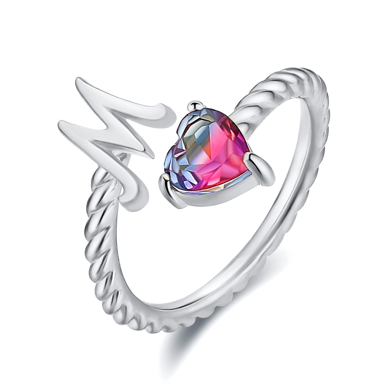 🎁 50% sleva na všechny produkty ! 💍Počáteční prsten od A do T Prsten s pozlaceným 18karátovým zlatem✨