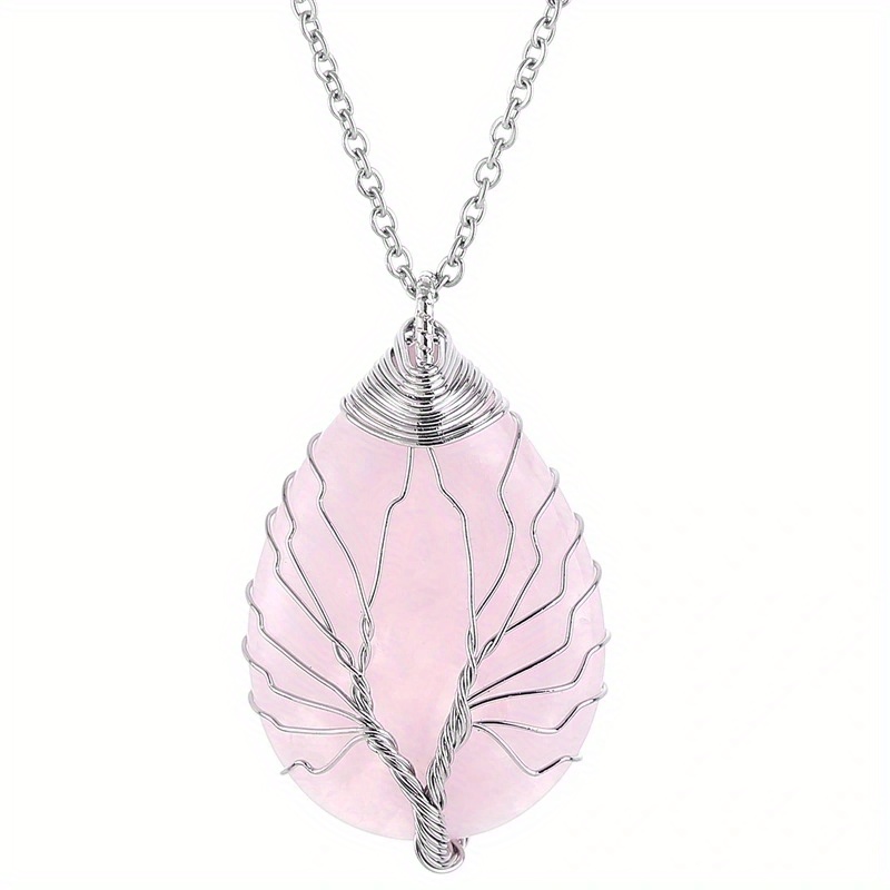 🎁 50% sleva na všechny produkty !🌟Vintage náhrdelník s přívěskem z přírodního kamene s tygřím okem💎