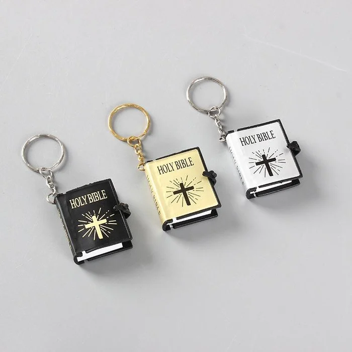 🔥Promoție de reducere de 49% - 🙏 1:12 Mini breloc cu cruce biblică