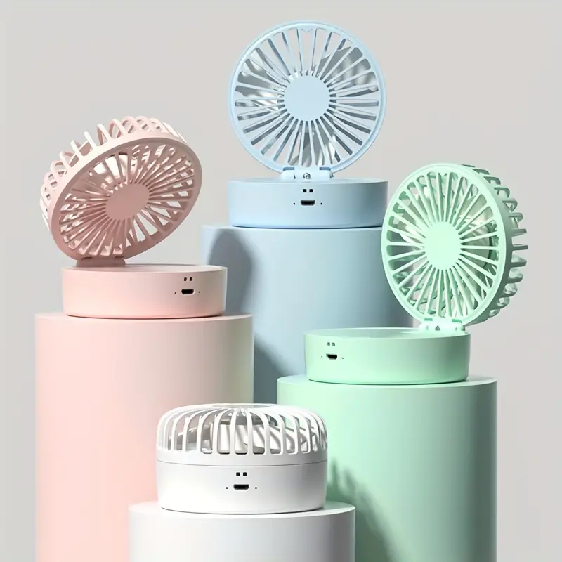 Ventilador de névoa USB montado no pescoço com mini umidificação, três velocidades, ar condicionado e resfriamento de água, ventilador USB com umidificador de spray USB Tipo-C.