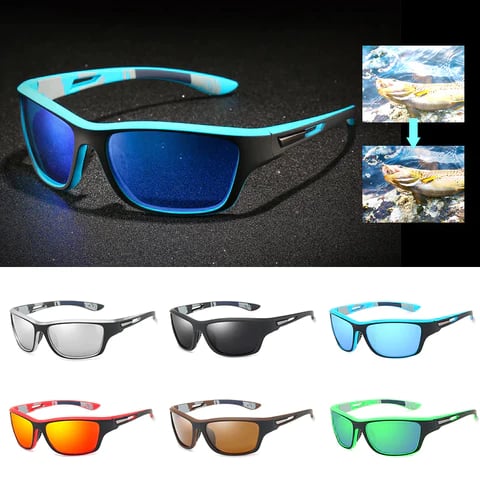 Outdoor-Sportsonnenbrille mit blendfreier polarisierter Linse