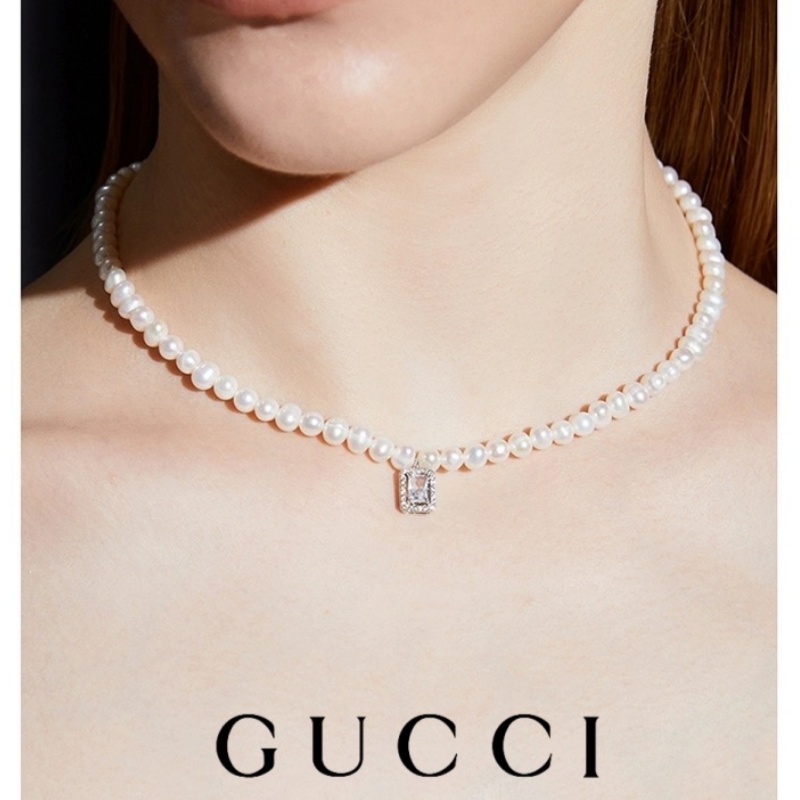 Reducere mare de preț💎✨Colier Elizabeth Pearl Diamond Gucci 18k