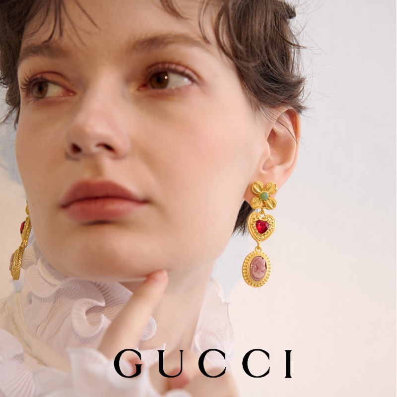 Cercei eleganti de seara Gucci din aur de 18k