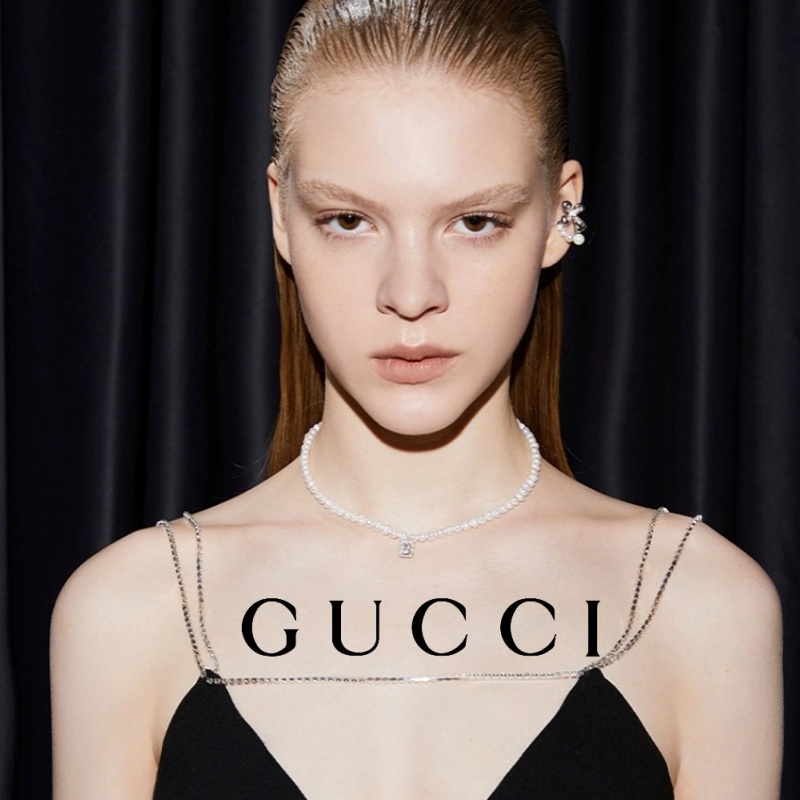 Reducere mare de preț💎✨Colier Elizabeth Pearl Diamond Gucci 18k