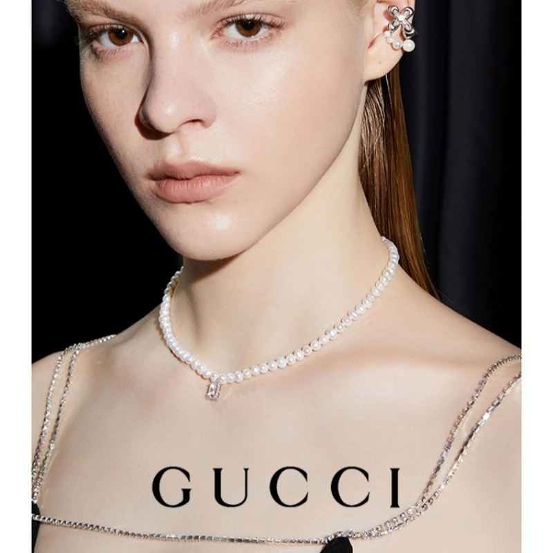 Reducere mare de preț💎✨Colier Elizabeth Pearl Diamond Gucci 18k