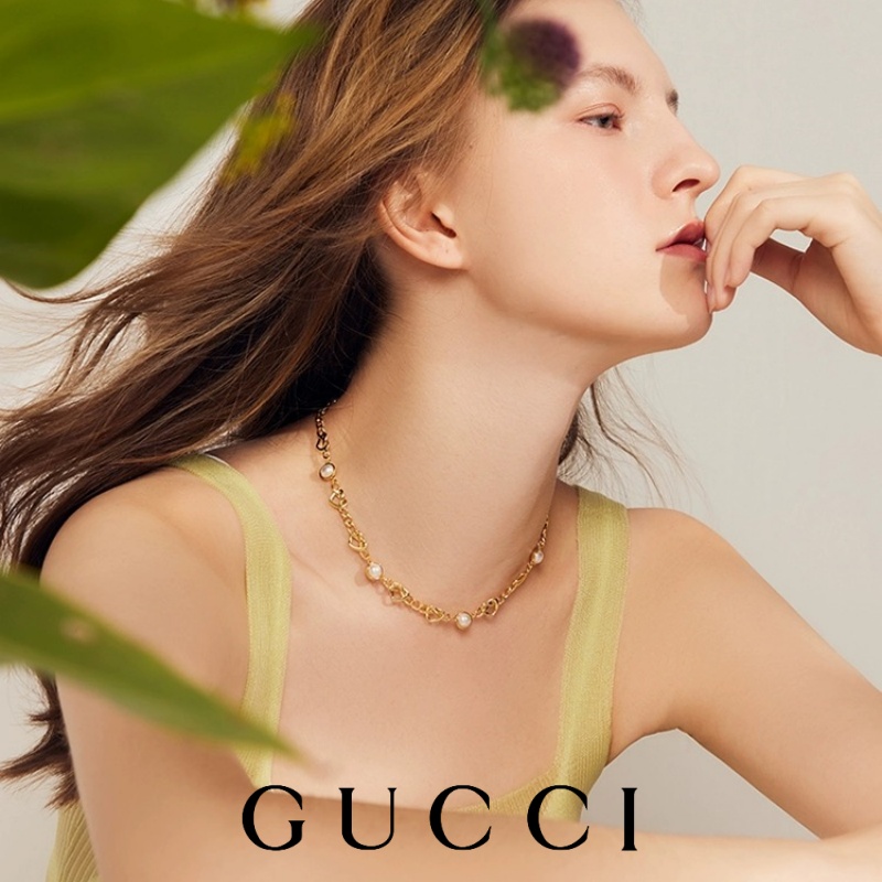 Reducere mare de preț💎✨Colier de perle Gucci 18k First Love