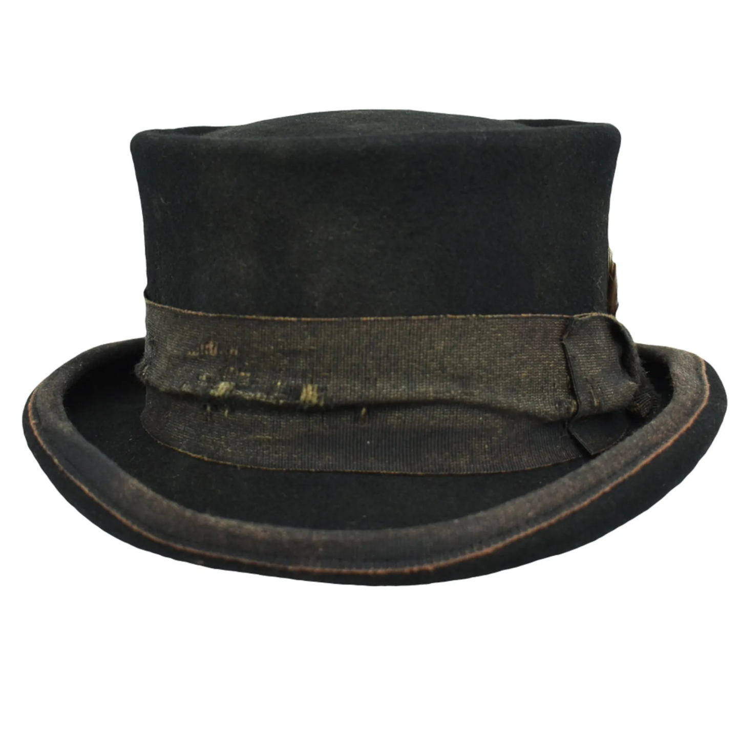 Fashion Flat Top Bowler Hat Wool Bowler Hat