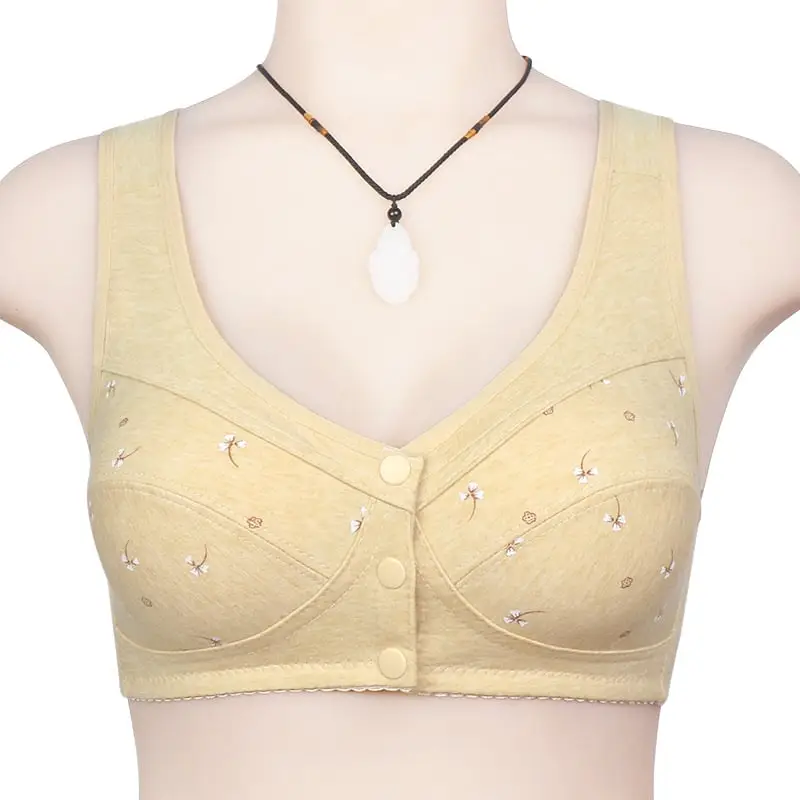 🌹BUY 2 GET 1 FREE🌹DESIGN FOR SENIOR FRONT CLOSURE COTTON BRA🎀(PLEASE ADD 3/5 PCS TO YOUR CART😍)