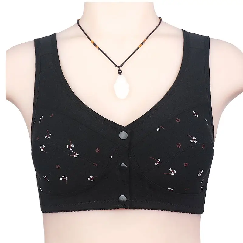 🌹BUY 2 GET 1 FREE🌹DESIGN FOR SENIOR FRONT CLOSURE COTTON BRA🎀(PLEASE ADD 3/5 PCS TO YOUR CART😍)