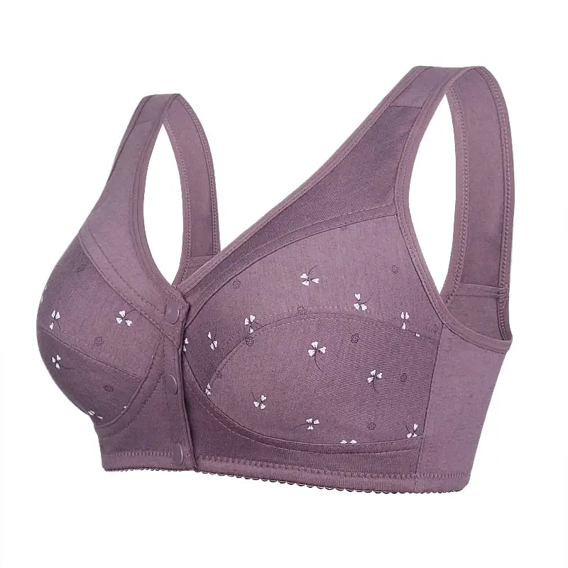🌹BUY 2 GET 1 FREE🌹DESIGN FOR SENIOR FRONT CLOSURE COTTON BRA🎀(PLEASE ADD 3/5 PCS TO YOUR CART😍)