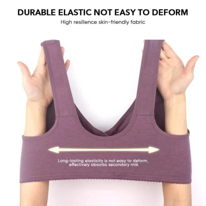 🌹BUY 2 GET 1 FREE🌹DESIGN FOR SENIOR FRONT CLOSURE COTTON BRA🎀(PLEASE ADD 3/5 PCS TO YOUR CART😍)