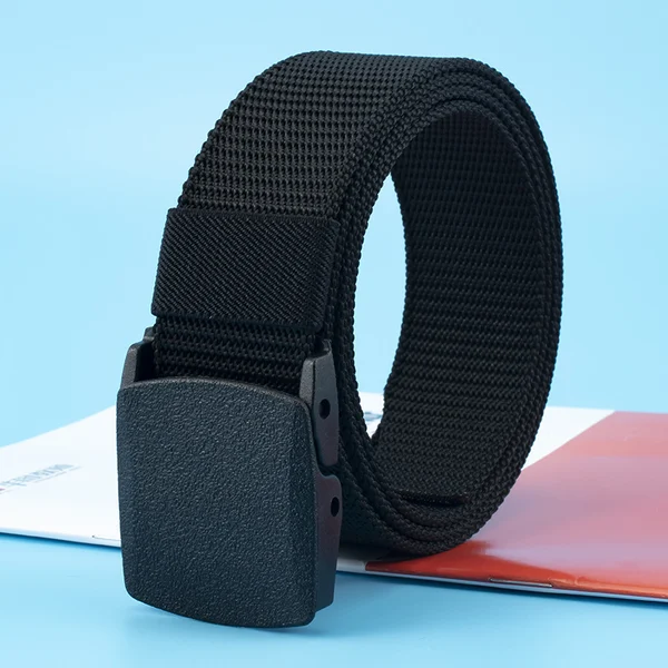🎁Non-Metallic Non-Magnetic Buckle Nylon Belt