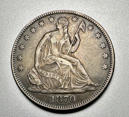 1875-CC Seated Liberty Half Dollar
