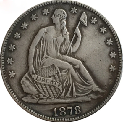 1875-CC Seated Liberty Half Dollar