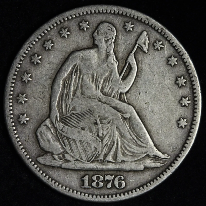 1875-CC Seated Liberty Half Dollar