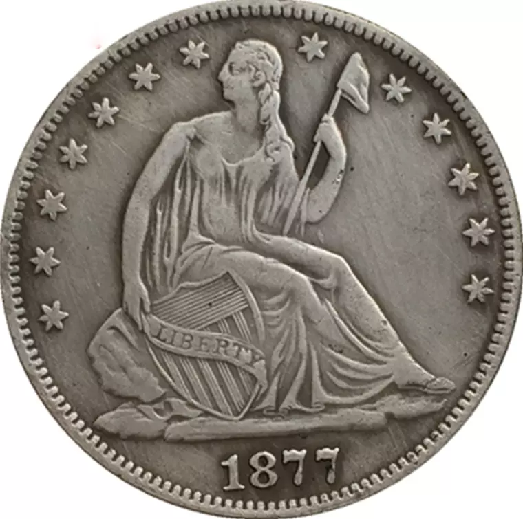 1875-CC Seated Liberty Half Dollar