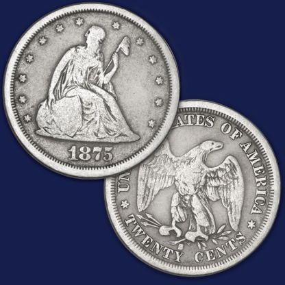 1875-CC Seated Liberty Half Dollar