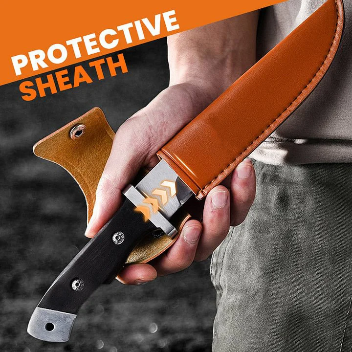 Versatile cooking knife for the home and outdoor adventures