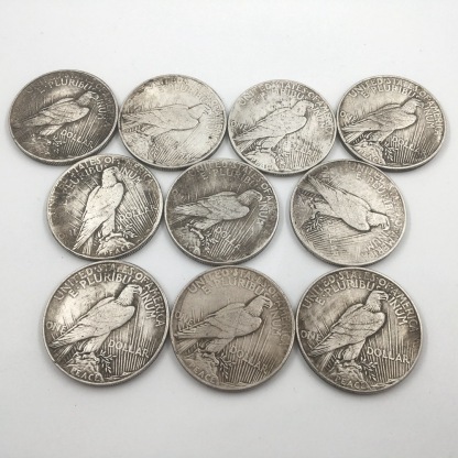 The Complete Collection of 1921~1935 Peace Silver Dollar