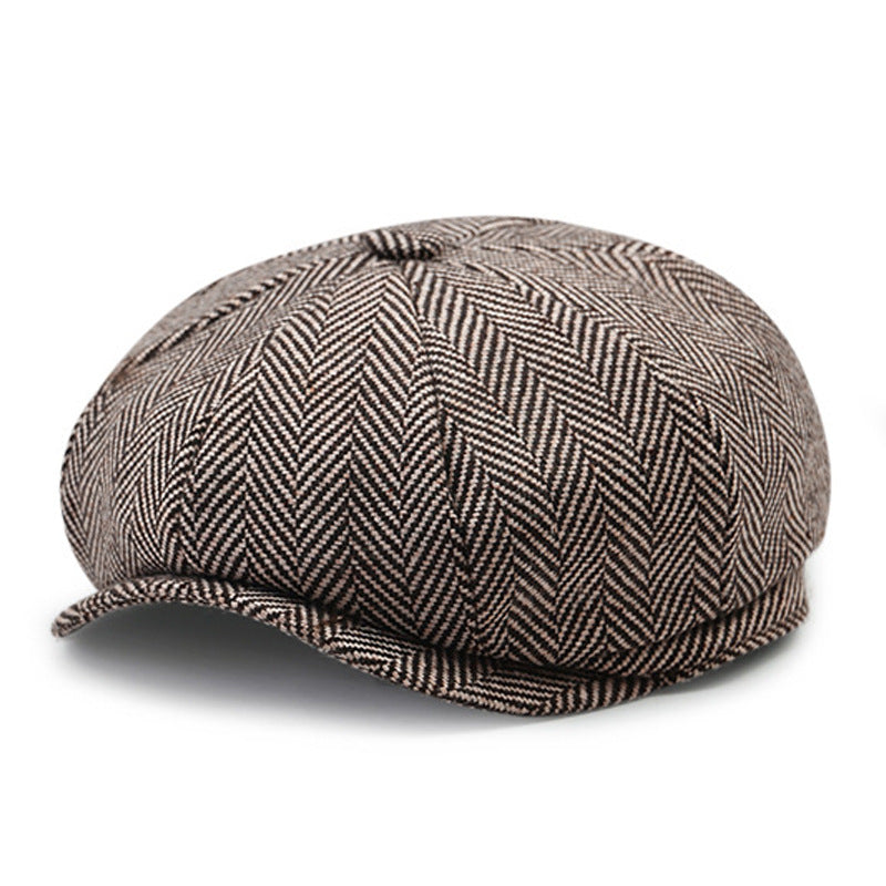 Classic Octagonal Hat Newsboy Cap