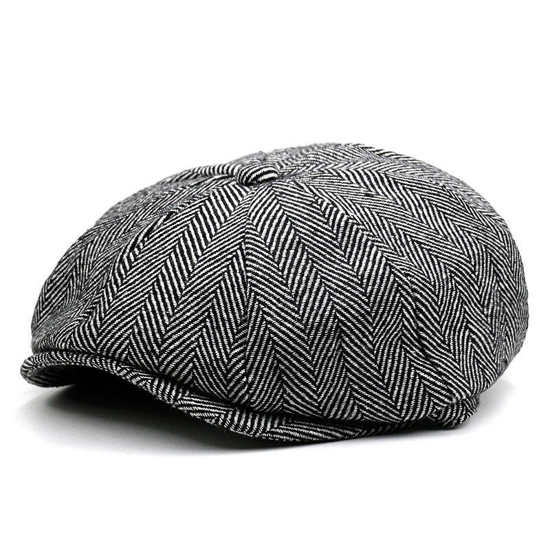 Classic Octagonal Hat Newsboy Cap