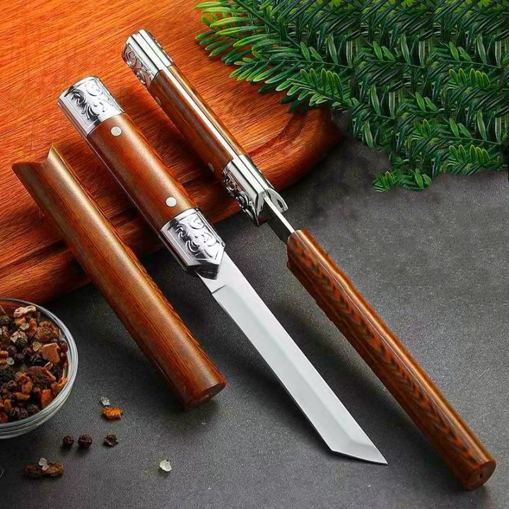 🔥New-Style🔥Japan Seiko Forged Katana Fruit Knife Portable Outdoor Knife picnic
