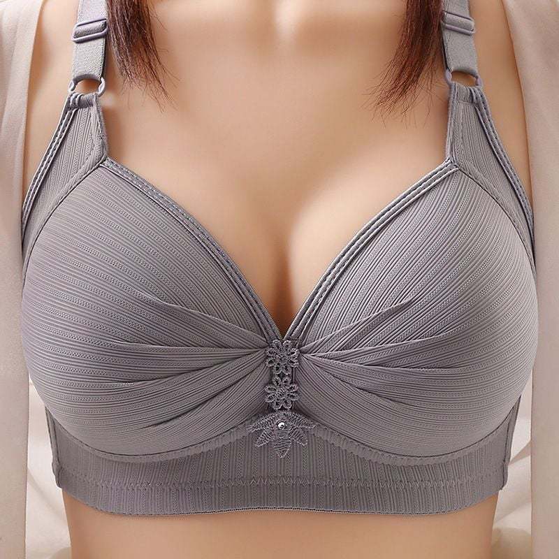 [Copy]🌹BUY 2 GET 1 FREE🌹DESIGN FOR SENIOR FRONT CLOSURE COTTON BRA🎀(PLEASE ADD 3/5 PCS TO YOUR CART😍)