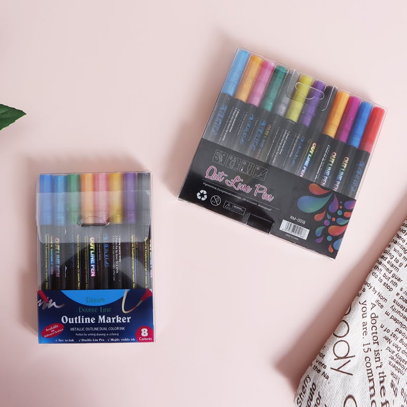 🖌2023 Best-Selling Dual-Line Highlighter