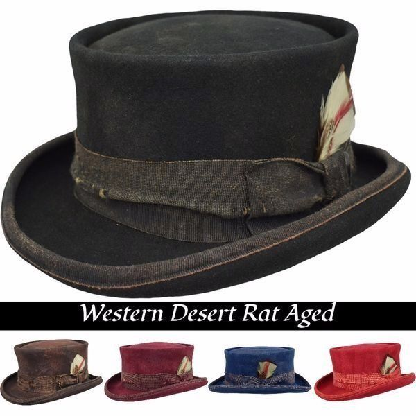 Fashion Flat Top Bowler Hat Wool Bowler Hat