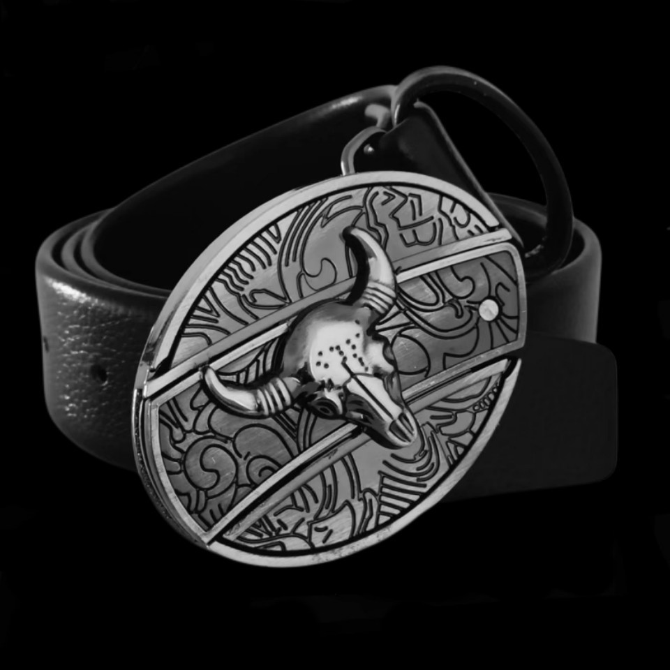🔥LAST DAY 50% OFF🔥Western Fashion Genuine Leather Belt With Knife